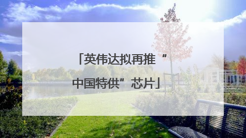 英伟达拟再推“中国特供”芯片