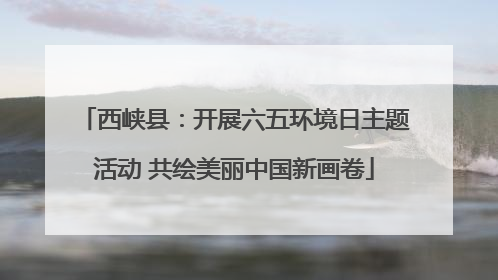 西峡县：开展六五环境日主题活动 共绘美丽中国新画卷