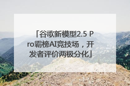 谷歌新模型2.5 Pro霸榜AI竞技场，开发者评价两极分化