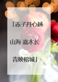 赤子丹心越山海 嘉木长青映榕城