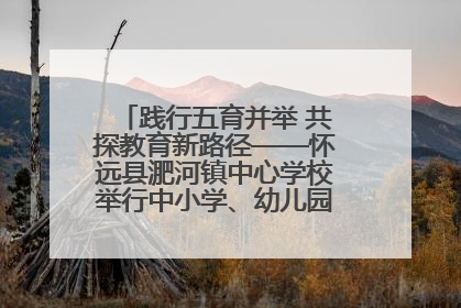 践行五育并举 共探教育新路径——怀远县淝河镇中心学校举行中小学、幼儿园班主任论坛活动