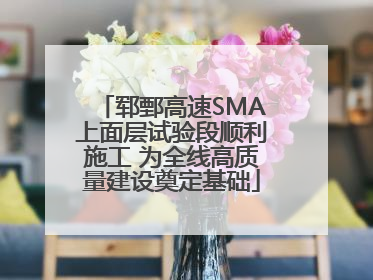 郓鄄高速SMA上面层试验段顺利施工 为全线高质量建设奠定基础