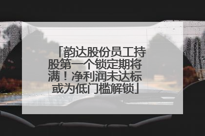 韵达股份员工持股第一个锁定期将满！净利润未达标或为低门槛解锁