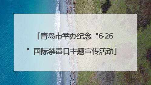 青岛市举办纪念“6·26”国际禁毒日主题宣传活动