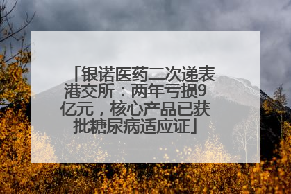 银诺医药二次递表港交所：两年亏损9亿元，核心产品已获批糖尿病适应证