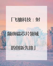 飞骧科技：射频前端芯片领域的创新先锋