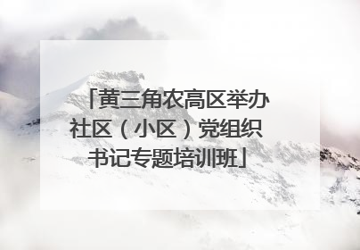 黄三角农高区举办社区（小区）党组织书记专题培训班