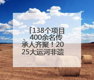 138个项目、400余名传承人齐聚！2025大运河非遗旅游大会在聊城举办