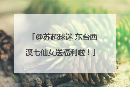 @苏超球迷 东台西溪七仙女送福利啦！