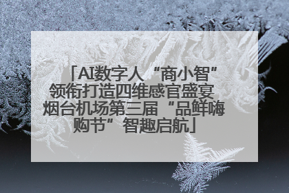 AI数字人“商小智”领衔打造四维感官盛宴 烟台机场第三届“品鲜嗨购节”智趣启航