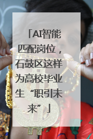 AI智能匹配岗位，石鼓区这样为高校毕业生“职引未来”