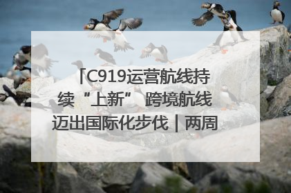 C919运营航线持续“上新” 跨境航线迈出国际化步伐｜两周年“成绩单”梳理↓