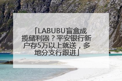 LABUBU盲盒成揽储利器？平安银行新户存5万以上就送，多地分支行跟进