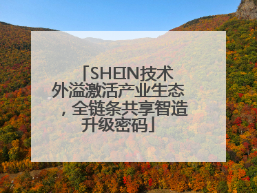 SHEIN技术外溢激活产业生态，全链条共享智造升级密码