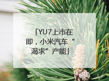 YU7上市在即，小米汽车“渴求”产能